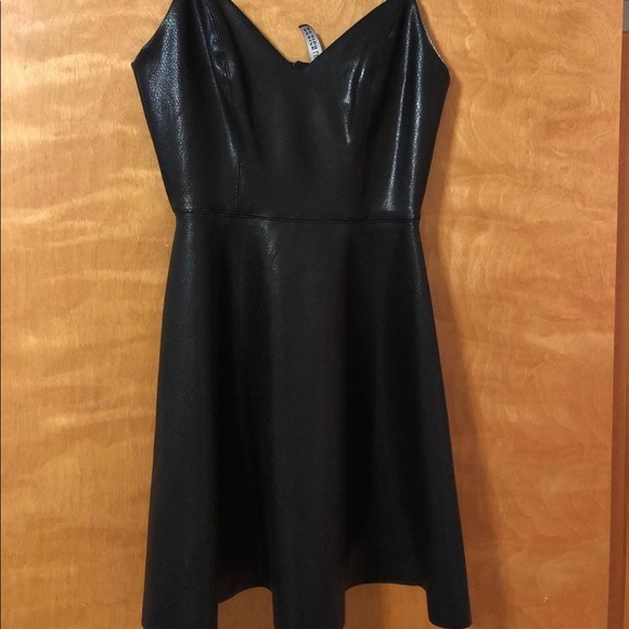 Design Lab Faux Leather Dress - Picture 2 of 2